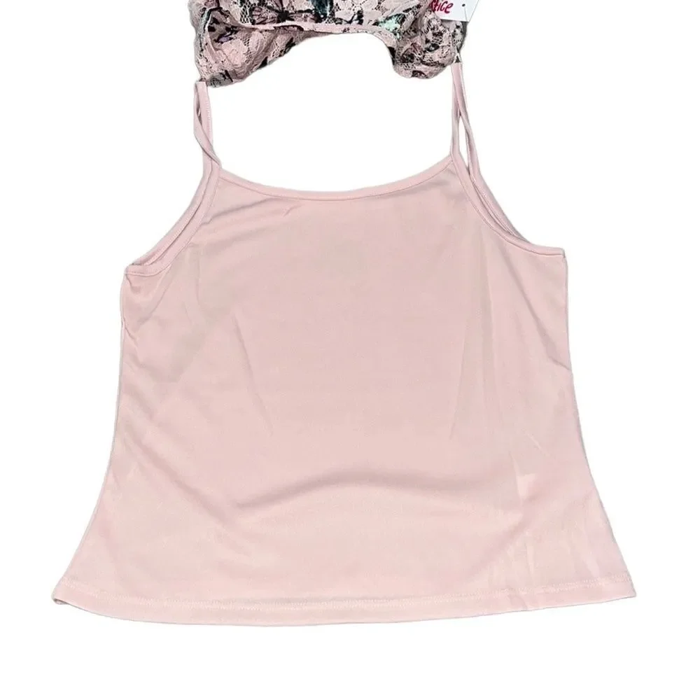 Justice Lace Cropped Top